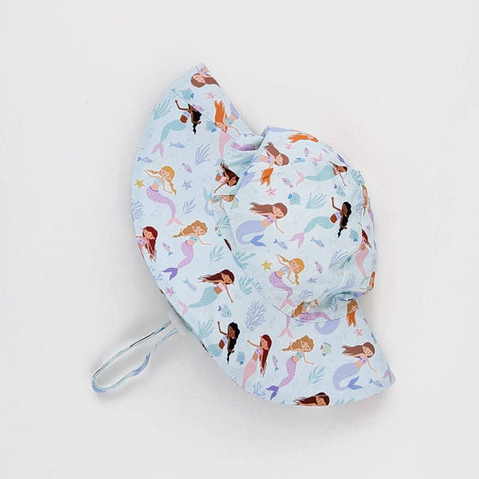 Huggalugs - Mermaid Sunhat UPF 50+ Baby & Toddler