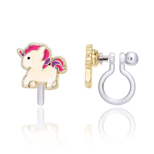 Girl Nation - CLIP ON Cutie Earrings | Magical Unicorn