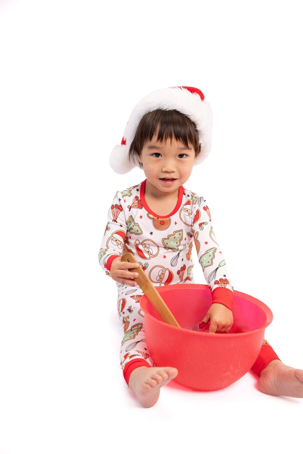 Tiny toes Baby Co - Christmas Cookies Bamboo Toddler 2 Piece Set