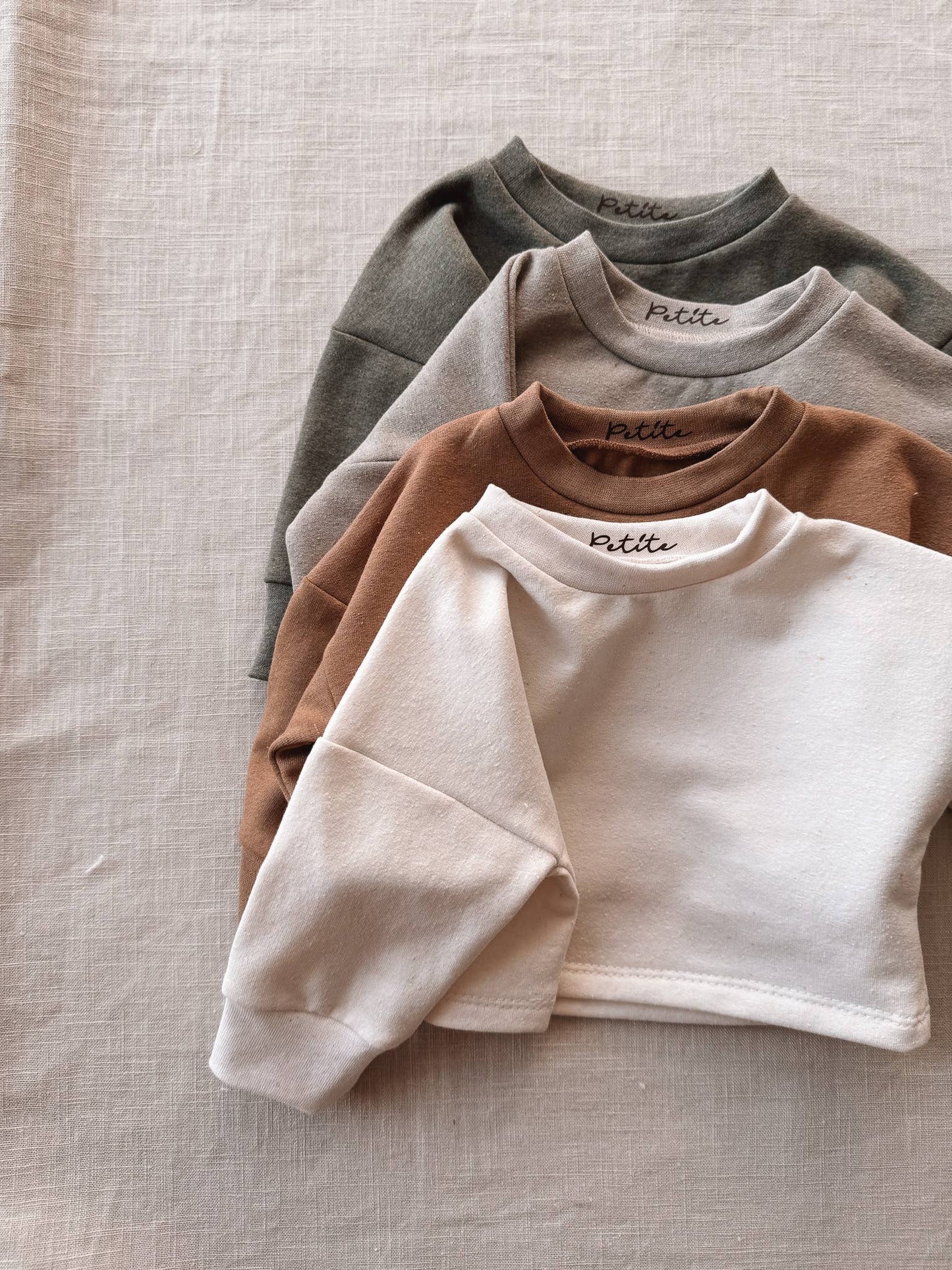 PETITE Evelina Apparel - Recycled cotton sweatsjirt