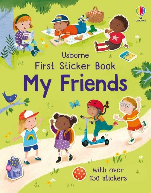 HarperCollins - First Sticker Book My Friends : Usborne