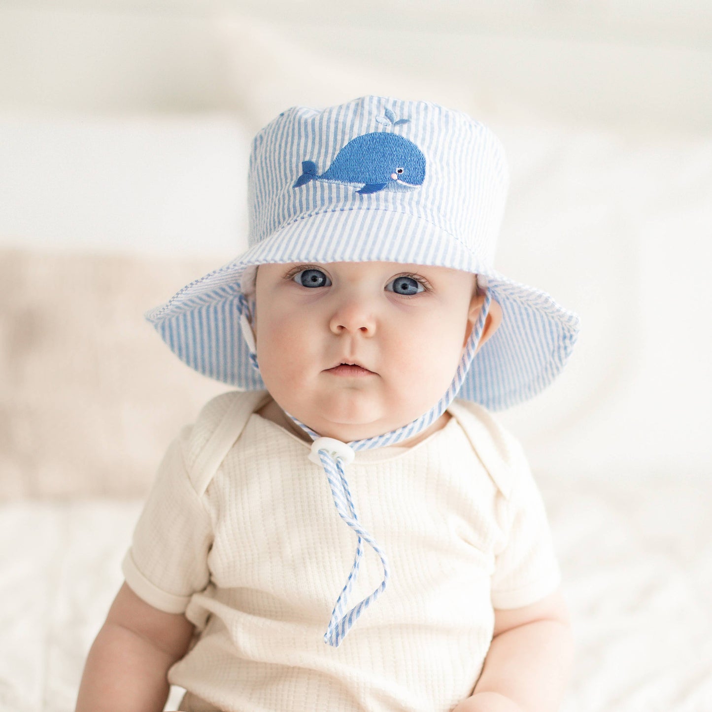 Huggalugs - Whale Bucket Hat UPF 50+ Baby & Toddler