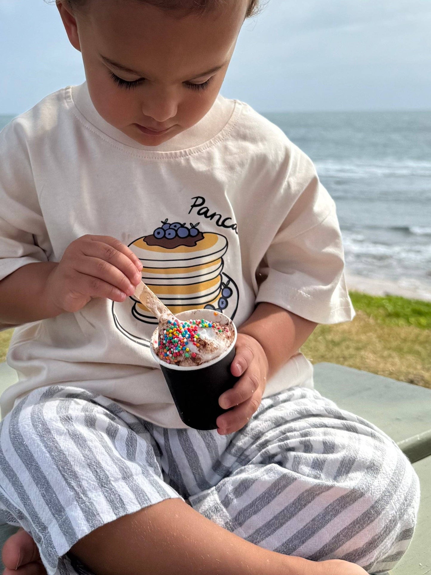Luna + Luca - Pancake Stack Tee