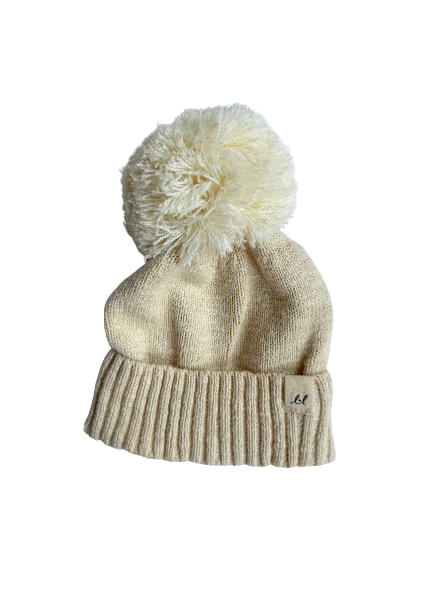 Luna + Luca - Luna + Luca Pom Beanie - French Cream