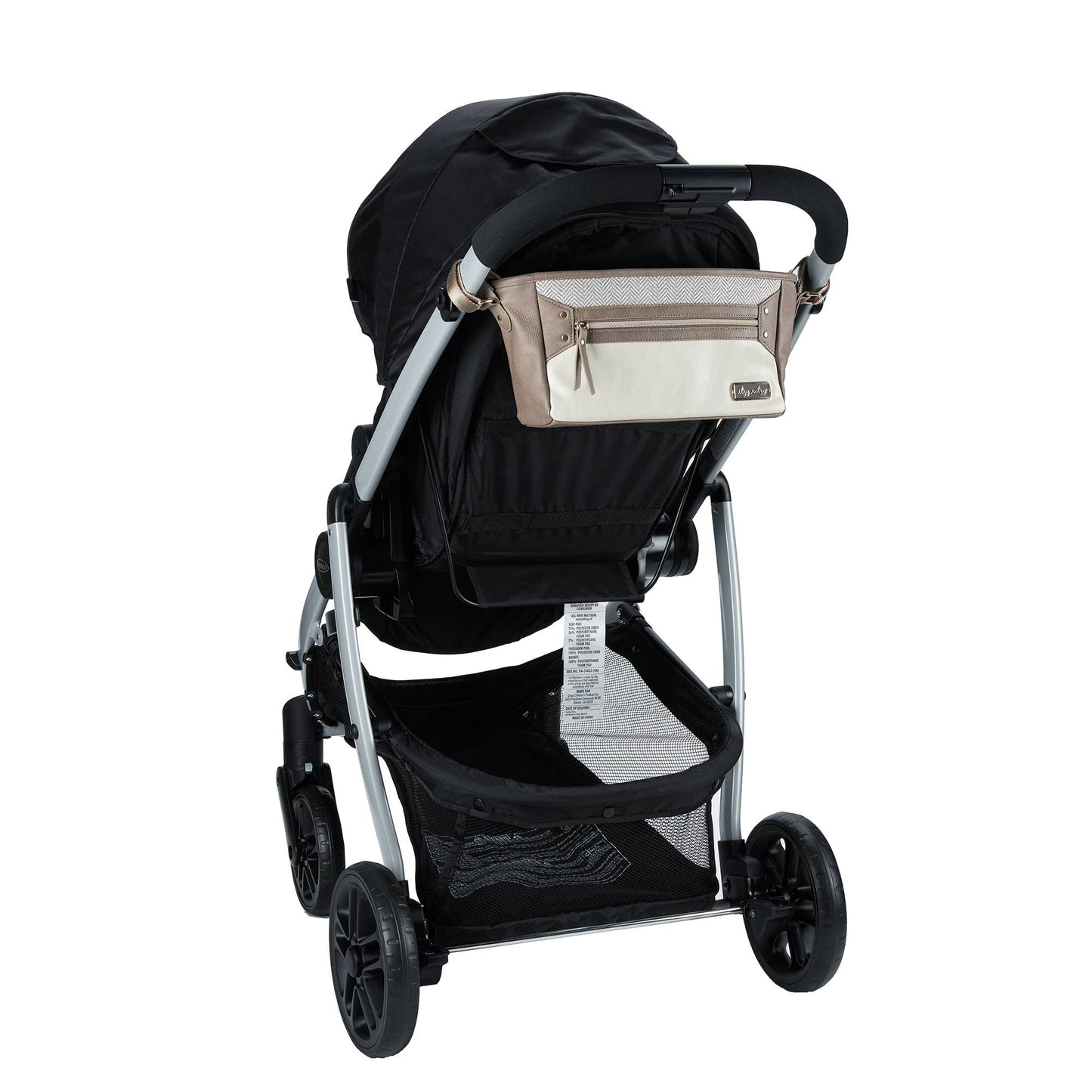 Itzy Ritzy - Vanilla Latte Travel Stroller + Wagon Caddy