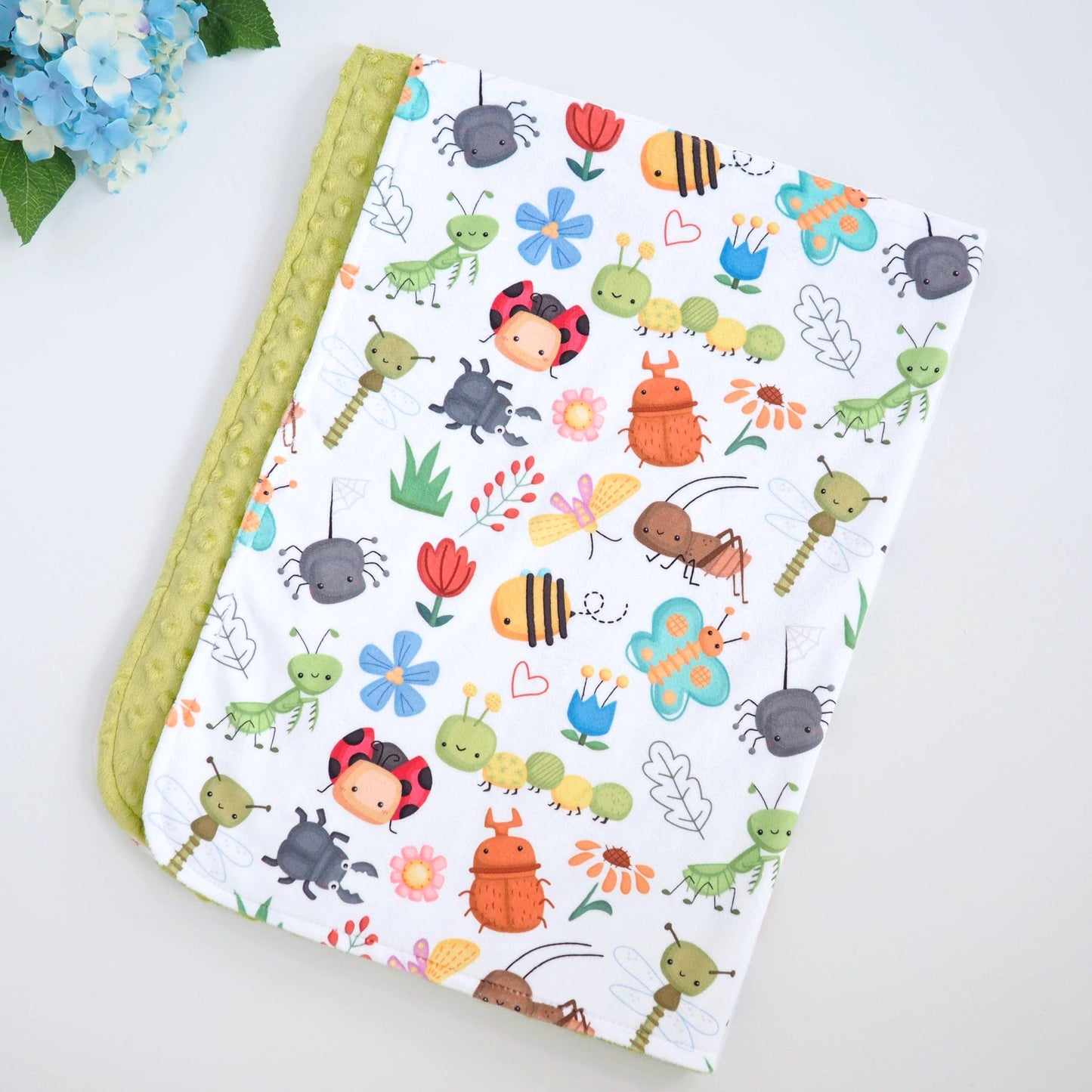 Honey Lemonade - NEW - Baby & Toddler Minky Blanket - Bug Buddies