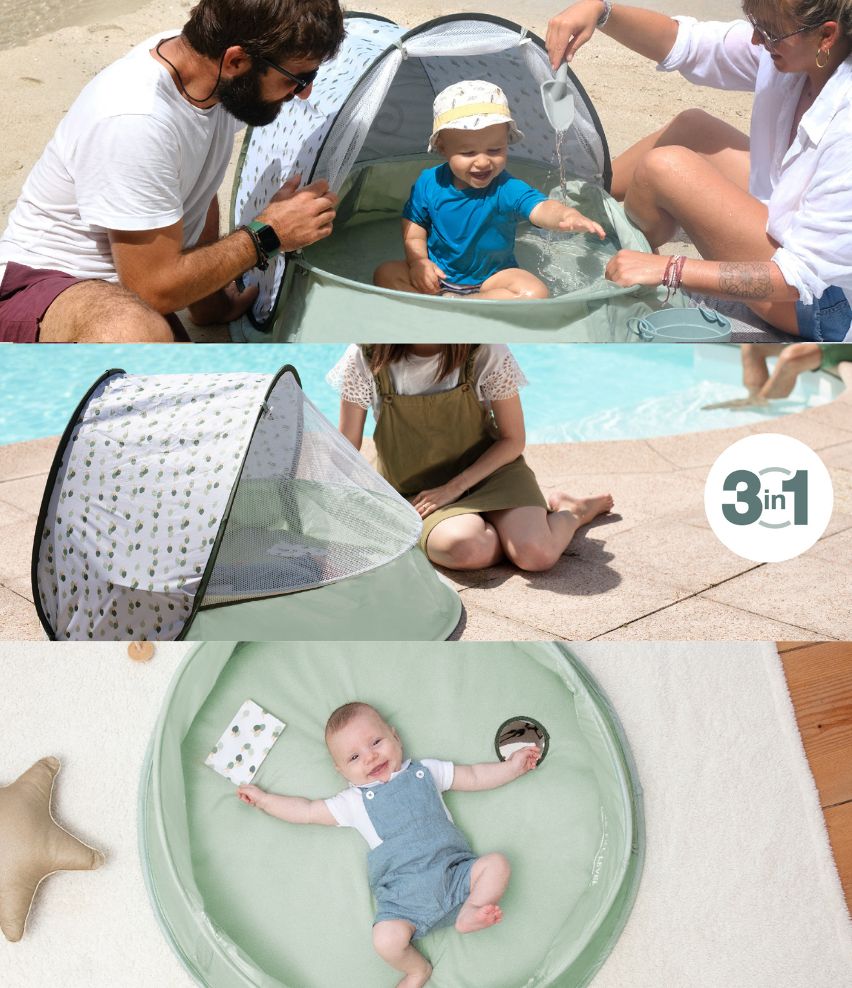 Aquani Anti-UV Baby Beach Tent & Paddling Pool - online purchase only