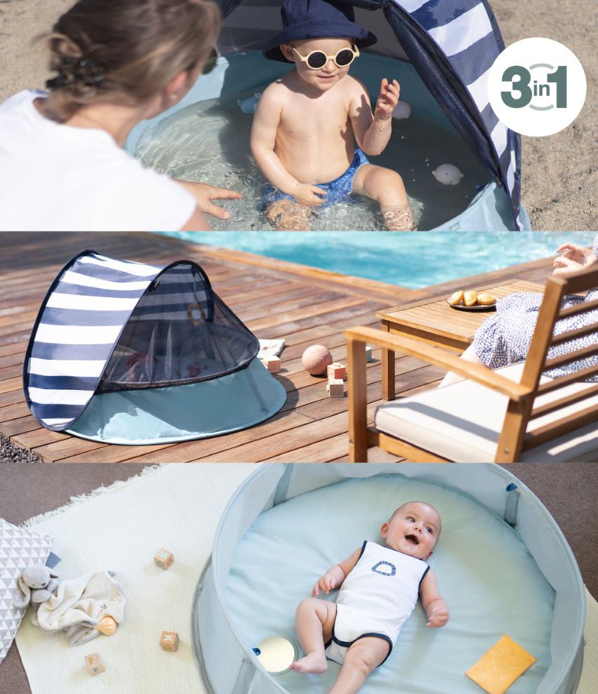 Aquani Anti-UV Baby Beach Tent & Paddling Pool - online purchase only