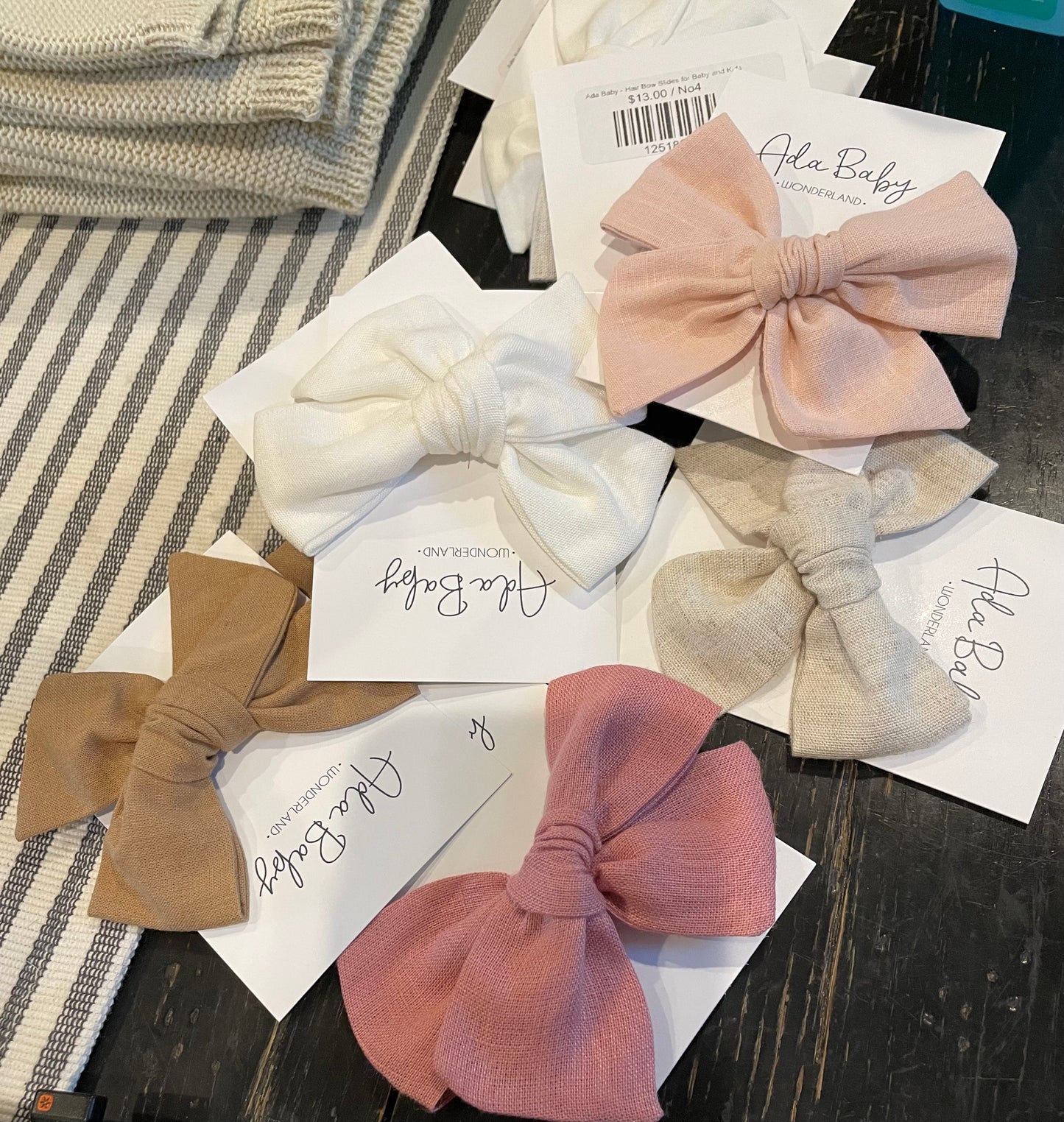 Ada Baby - Hair Bow Clips for Baby and Kids