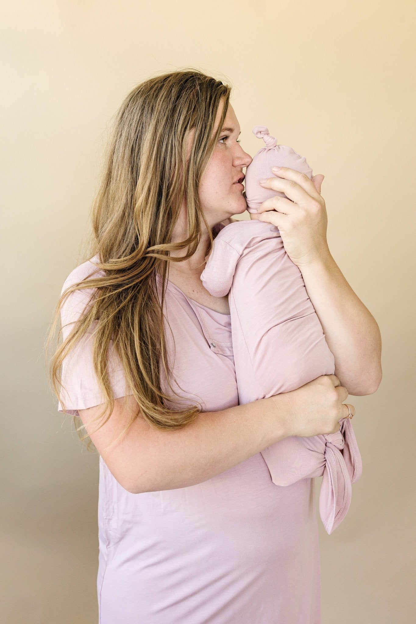 Little Joy Co. - Newborn Bamboo Gown & Hat Set - Citrus Sky Boutique