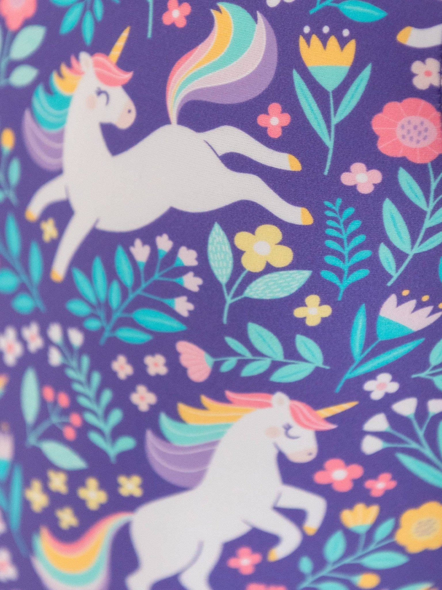 RuffleButts + RuggedButts - Girls Unicorn Meadow Flutter Sleeve Dance & Gymnastics Leotard - Citrus Sky Boutique