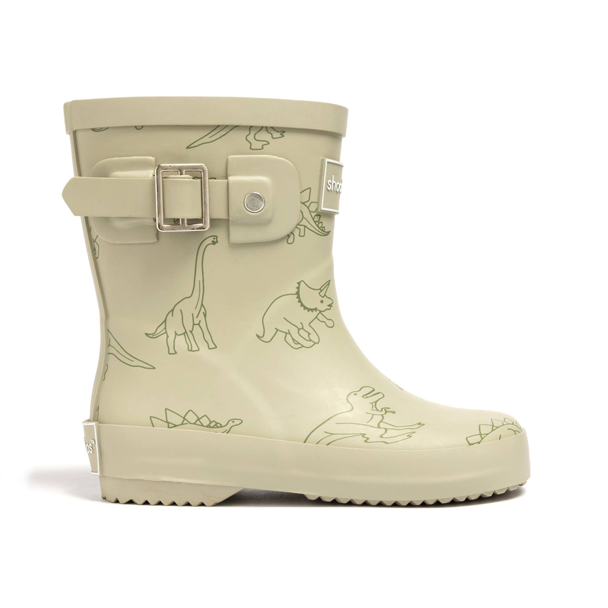 SHOOSHOOS - DINO ROAR - TODDLER KIDS SHOE WATERPROOF RAIN BOOT - Citrus Sky Boutique