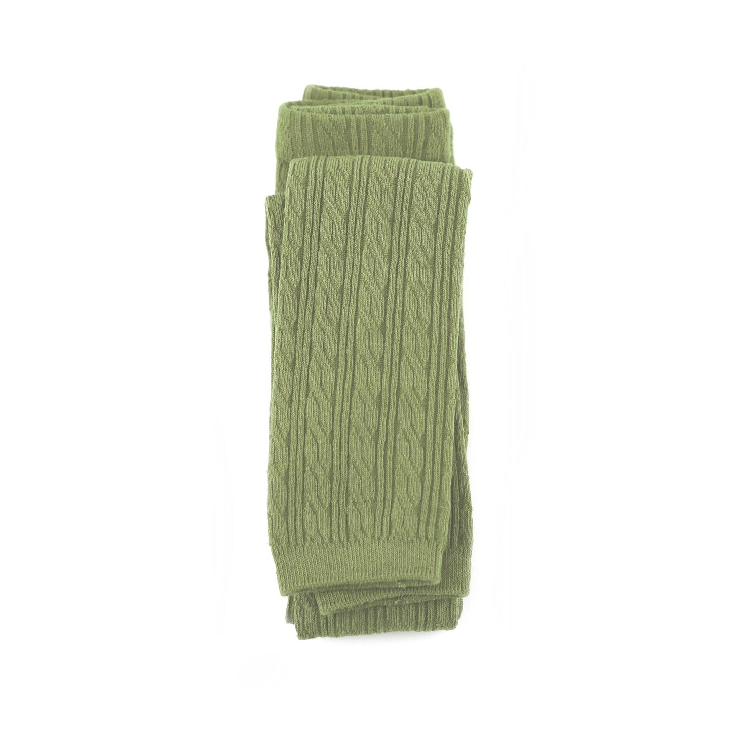 Basil Cable Knit Footless Tights: 5-6 Years