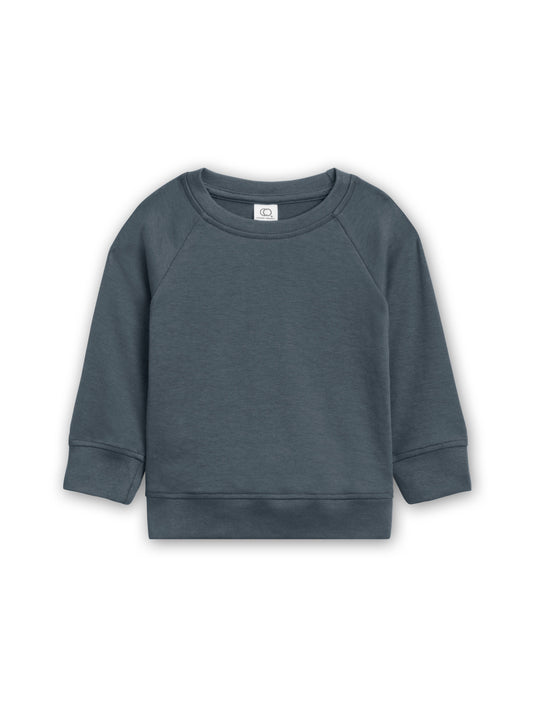 Colored Organics - Organic Baby and Kids Portland Pullover - Harbor