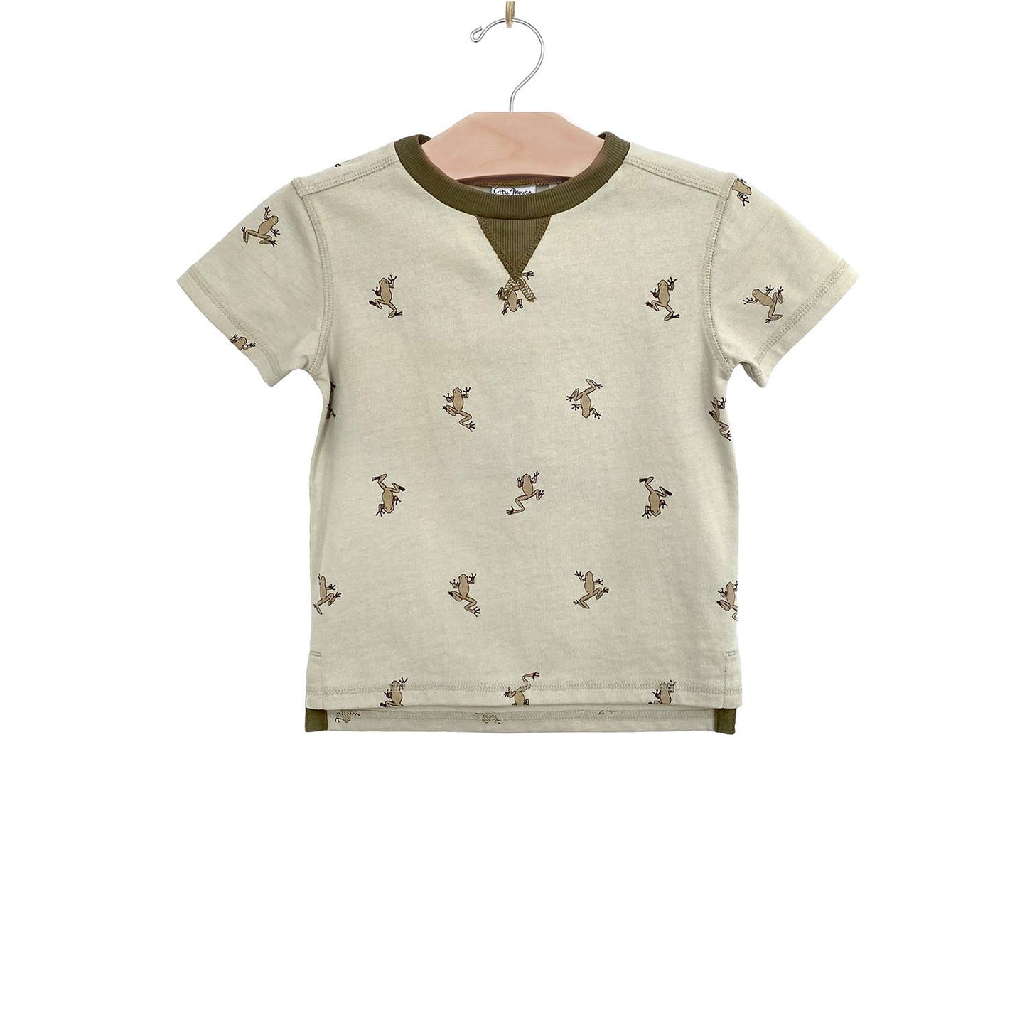 City Mouse Studio - Patch Tee- Frogs
