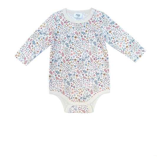 PNW Baby Long Sleeve Bodysuit- Mountain Meadow
