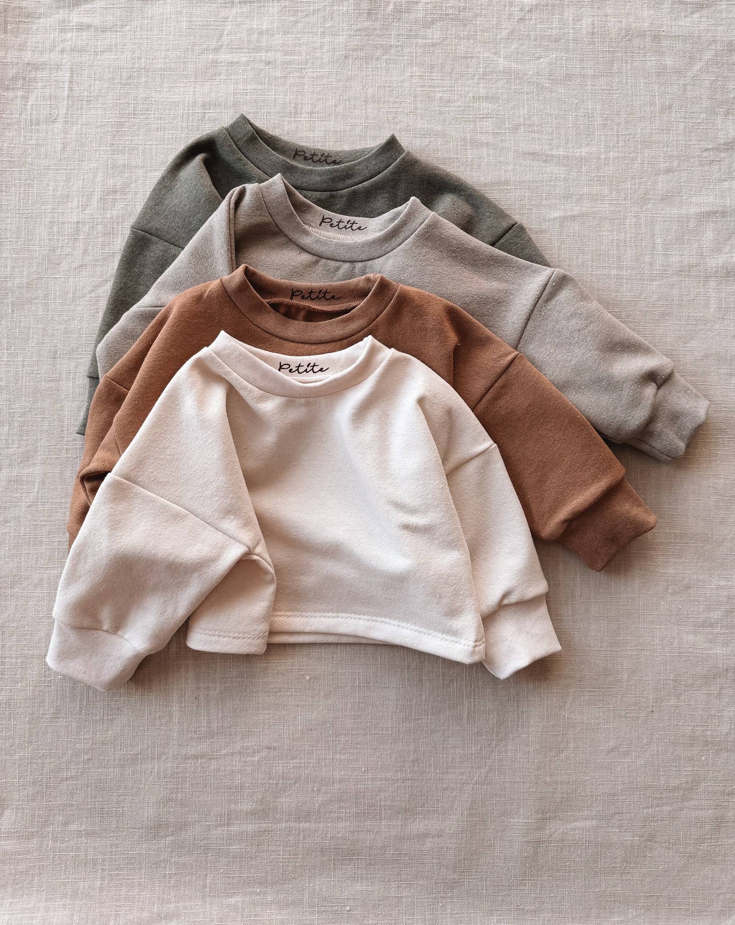 PETITE Evelina Apparel - Recycled cotton sweatsjirt
