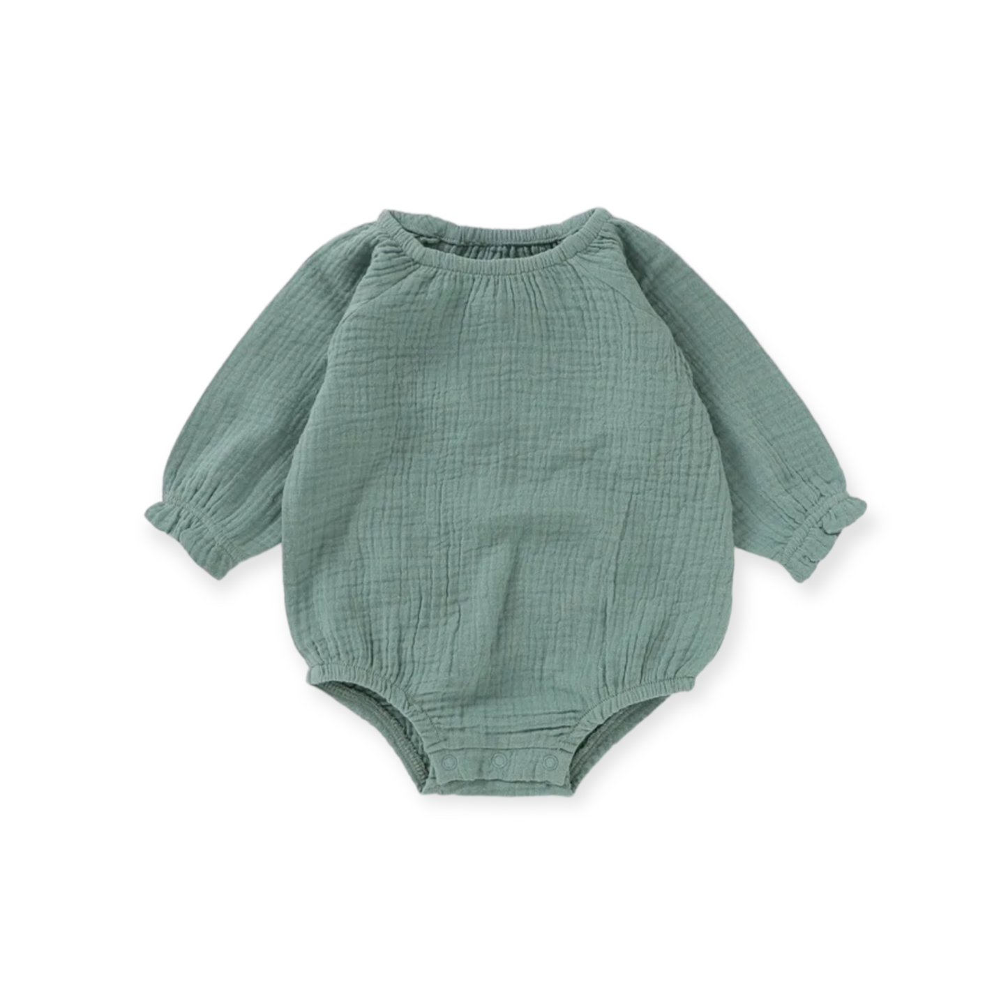 Little Organic Co. - Organic Muslin Oversized Soft Bubble Romper