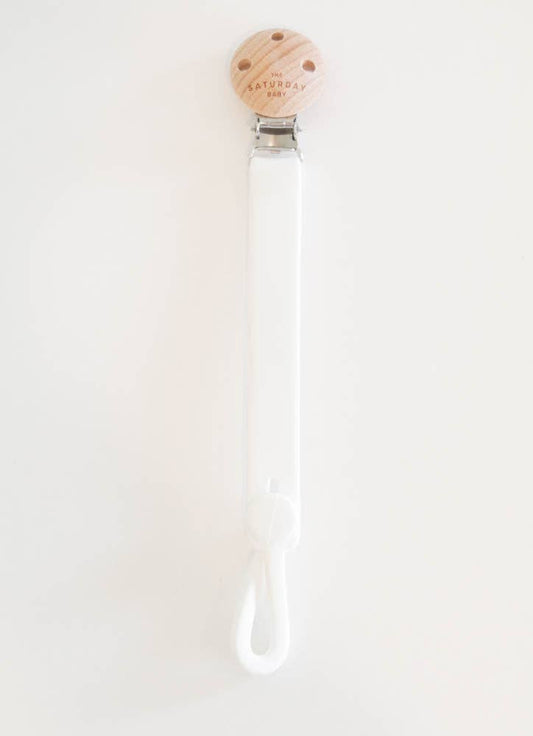 The Saturday Baby - Teether Pacifier Clip